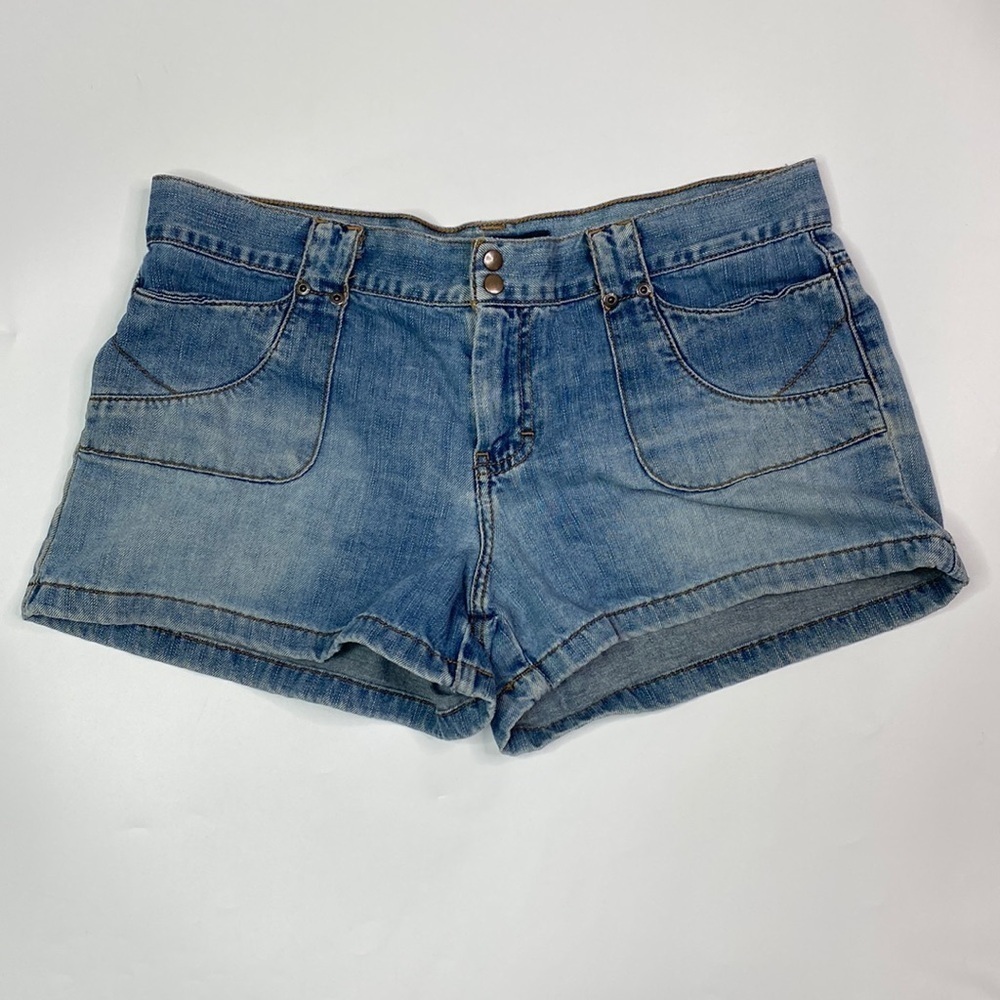 Vintage American Eagle Denim Jean Shorts Size 12 Y2K